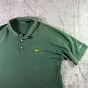 VTG Masters Collection Golf Polo Shirt Mens XL Green Augusta Golf (READ)